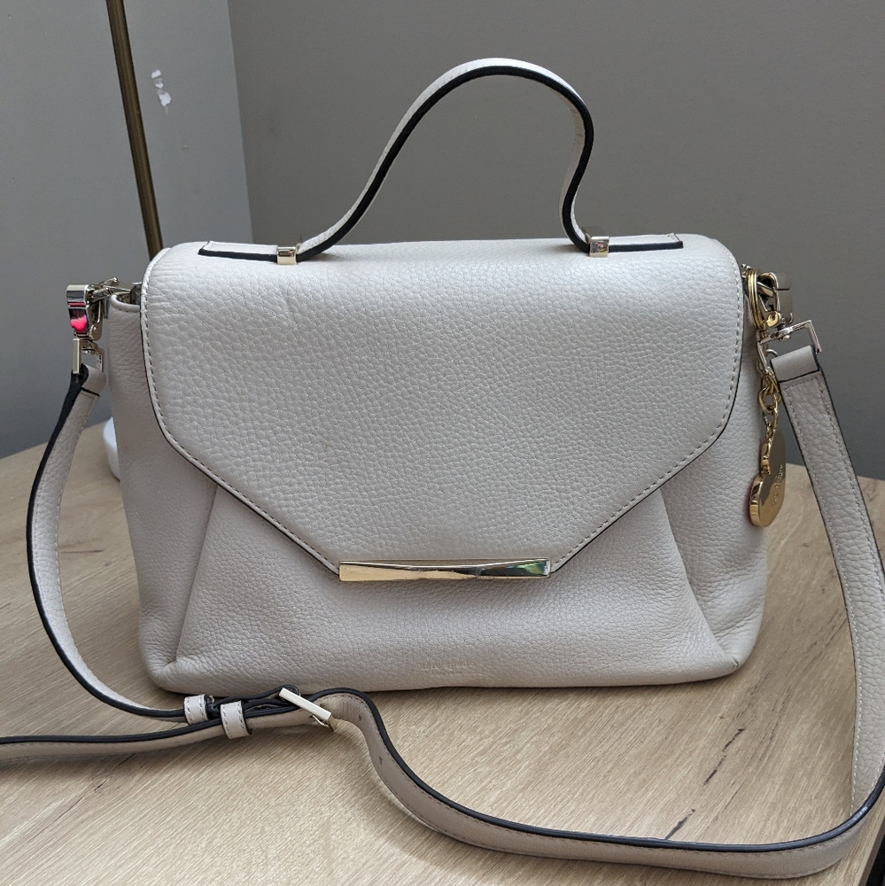 Kate Spade cream satchel